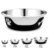 Thermocool Insulated Pet Bowls, No-Skid Base (Black)