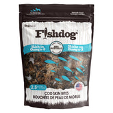 Front view of Palz & Co FishDog Cod Bites Cubes, 2.5 oz Wholesale