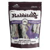Front view of Palz & Co RabbitDog Rabbit Ear Chew Treats, 15 Pack (Furry) Wholesale