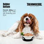 Thermocool Insulated Pet Bowls, No-Skid Base (Black)