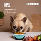 Thermocool Insulated Pet Bowls, No-Skid Base (Blue)