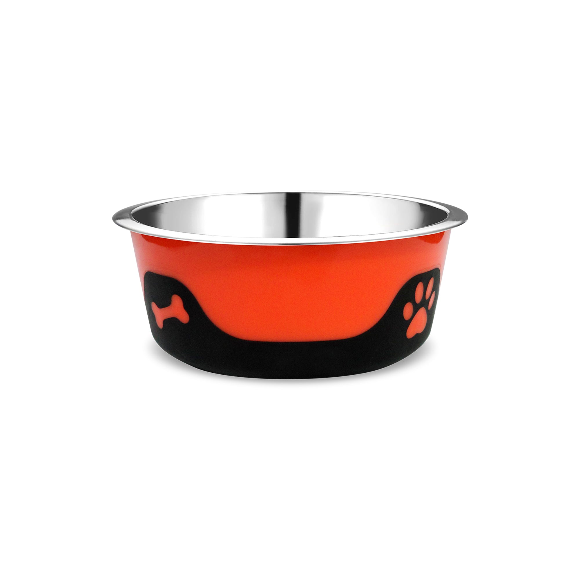 Thermocool Insulated Pet Bowls, No-Skid Base (Orange) Secondary image