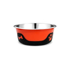 Thermocool Insulated Pet Bowls, No-Skid Base (Orange)