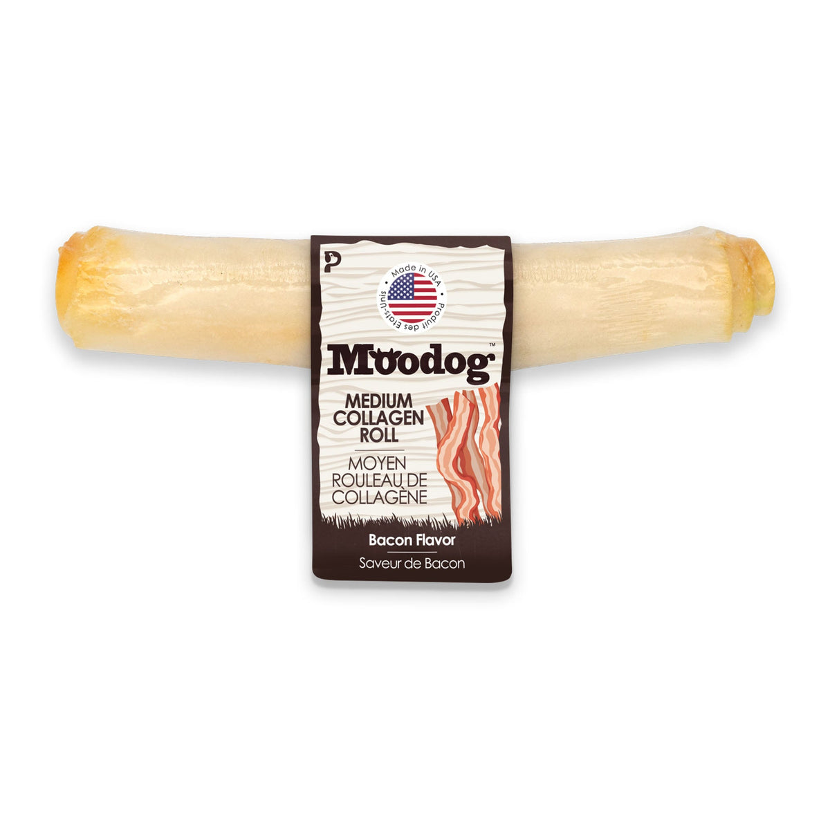 Moodog Beef Corium Collagen Roll Dog Treats