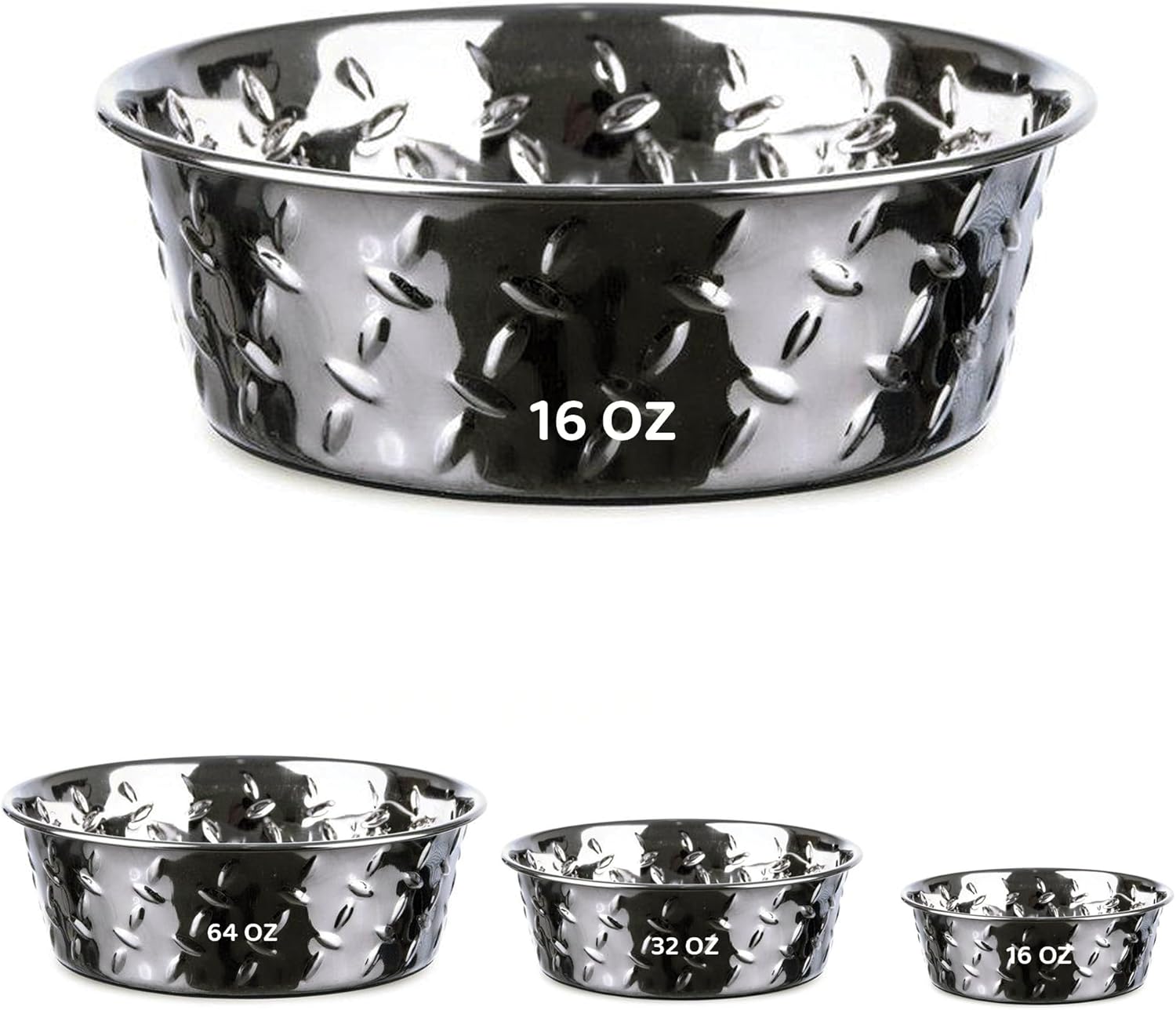 Stainless Steel Pet Bowls with Non Skid Base Secondary image