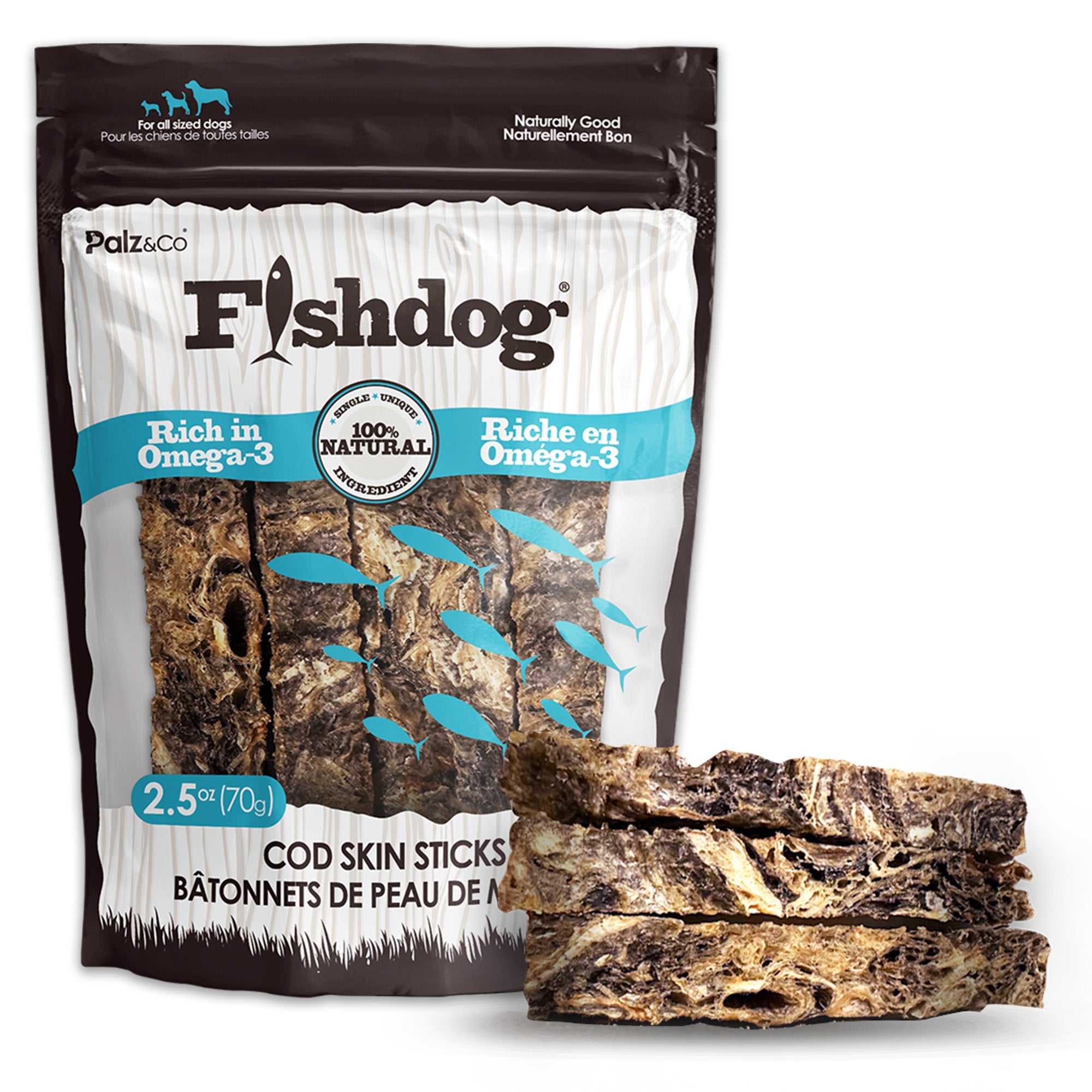 Fishdog Cod Sticks - 2.5 oz
