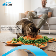 Snuffle Interactive Dog & Cat Feeding Mat - Forest Green