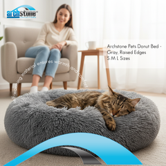 Donut Pet Comfort Beds - Gray