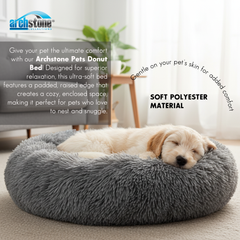 Donut Pet Comfort Beds - Gray