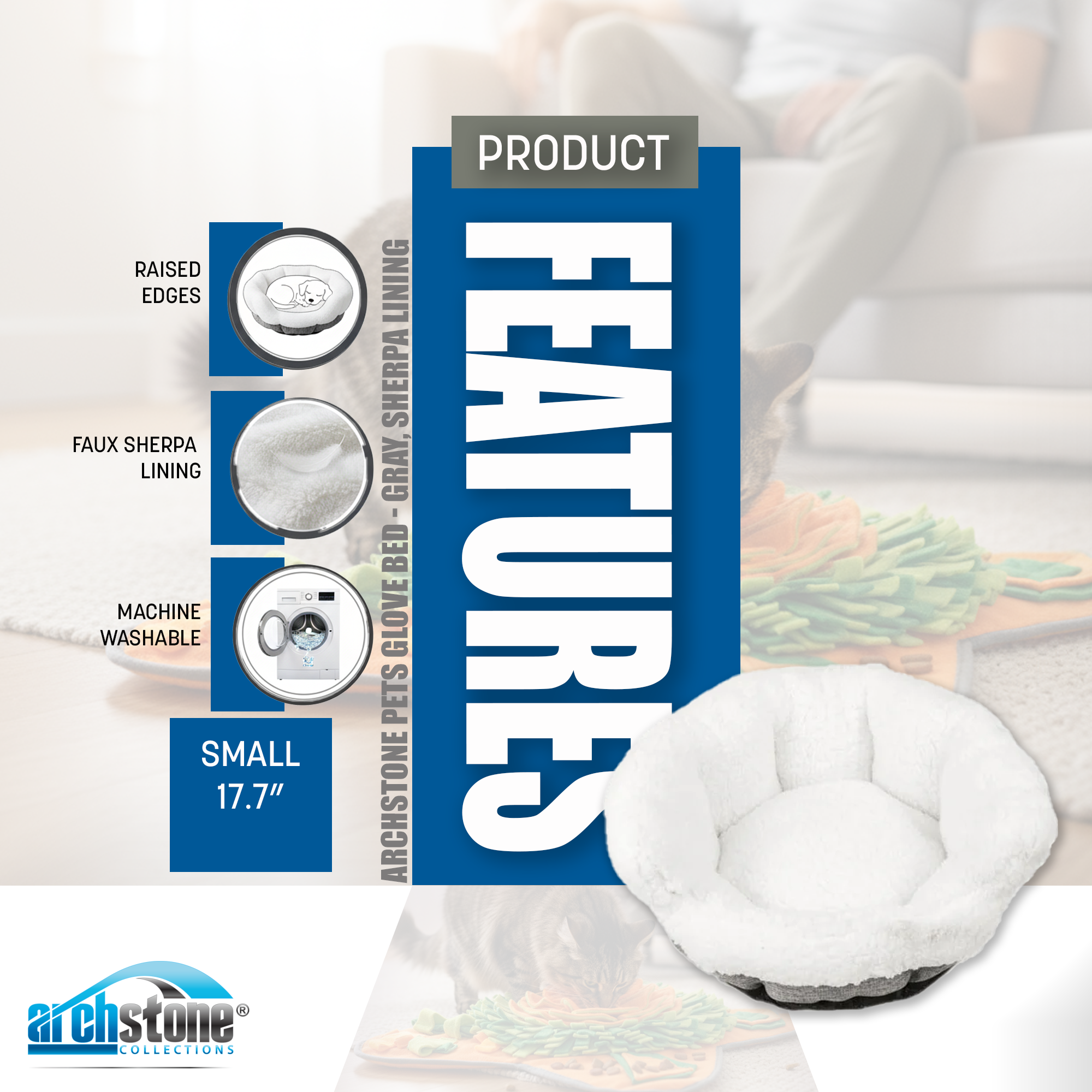 Archstone Pet Glove Pet Bed