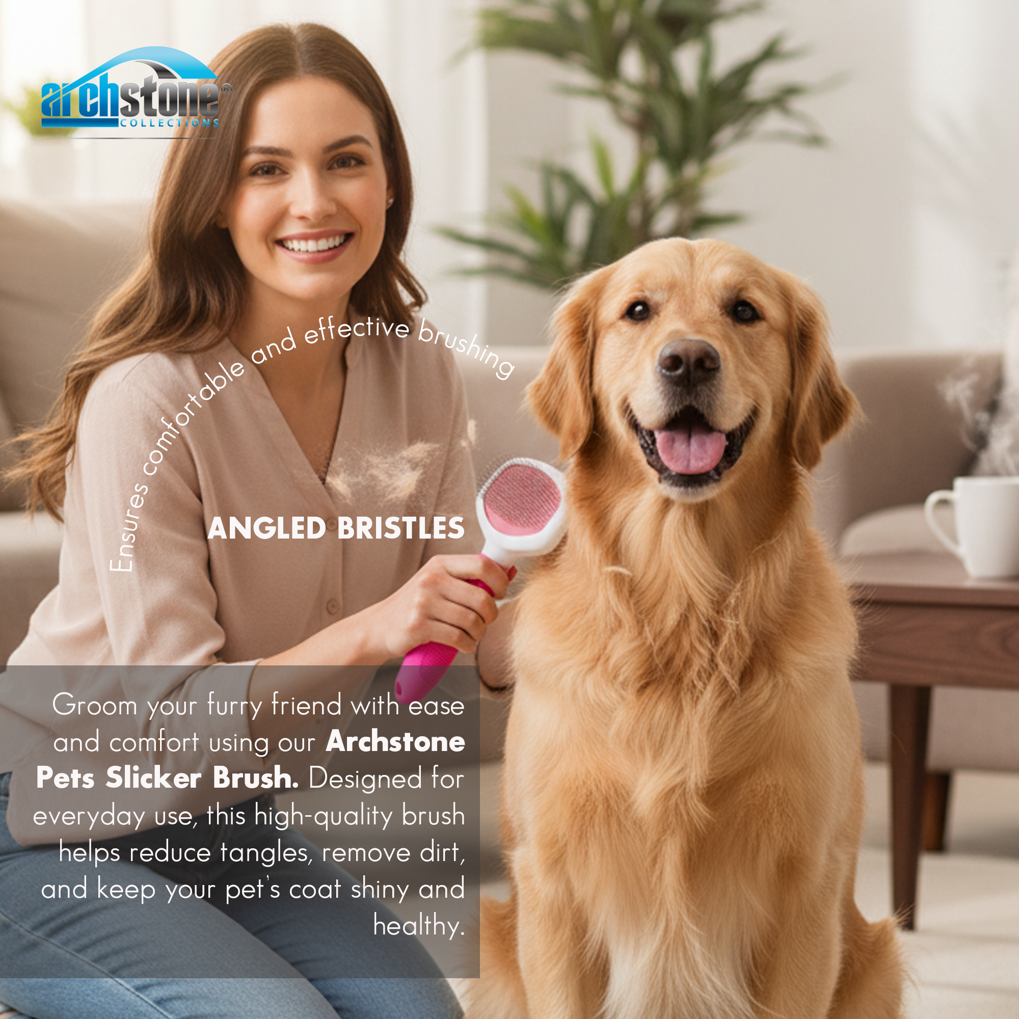 ArchStone Pet - Pet Slicker Brush