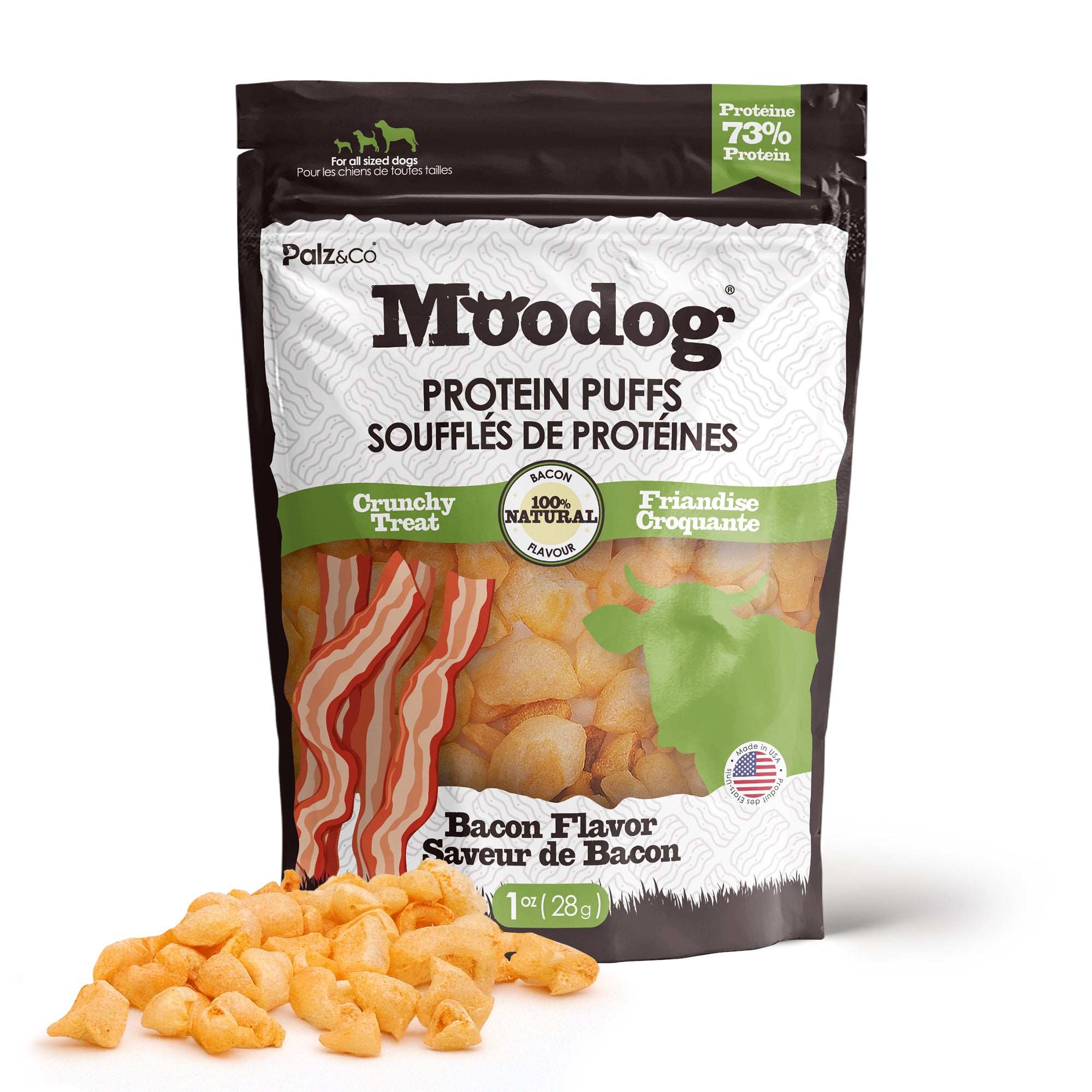 Moodog Beef Protein Puffs