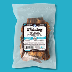 Fishdog Tuna Skin Dog Treats – Wild-Caught, Omega-3 Rich Fish Skin Chews – All-Natural, Grain-Free, Single Ingredient Snack – 2.5 oz (70g) by Palz&Co