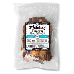 Fishdog Tuna Skin Dog Treats – Wild-Caught, Omega-3 Rich Fish Skin Chews – All-Natural, Grain-Free, Single Ingredient Snack – 2.5 oz (70g) by Palz&Co