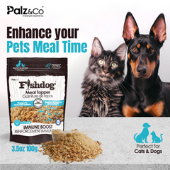 Fishdog Meal Topper for Dogs & Cats, 100g