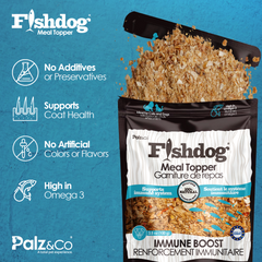 Fishdog Meal Topper for Dogs & Cats – Natural Seafood-Based Food Topper in 100g – By Palz&Co