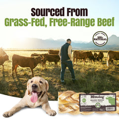Moodog Beef Braided Tendon 8", 2 Pack