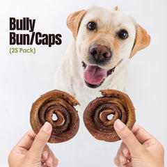 Moodog Beef Bully Bun/ Caps, 25 Pack