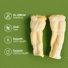 Moodog Beef Cow Ear Rolls, Pack of 3