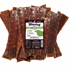 Moodog Beef Trachea Flats 6" – 25 Pack