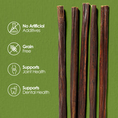 Moodog Beef Gullet Sticks 6-12", 25 Pack