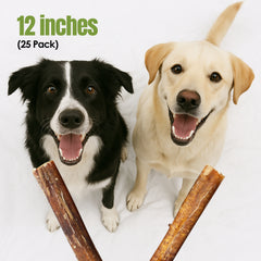 Moodog Beef Monster Bully Stick 6" & 12" - Pack of 25
