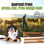 Moodog Beef Standard Bully Sticks 6" & 12" - Pack of 25