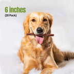 Moodog Beef Standard Bully Sticks 6" & 12" - Pack of 25