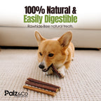 Moodog Beef Thick Bully Sticks 6-12"- Pack of 25