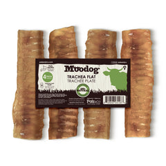 Natural 6x2 beef trachea chew treats – Moodog 4 pack