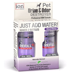 Ion Urine and Odor Destroyer -  Refill 2 Pack 32 oz, Mixed Berry
