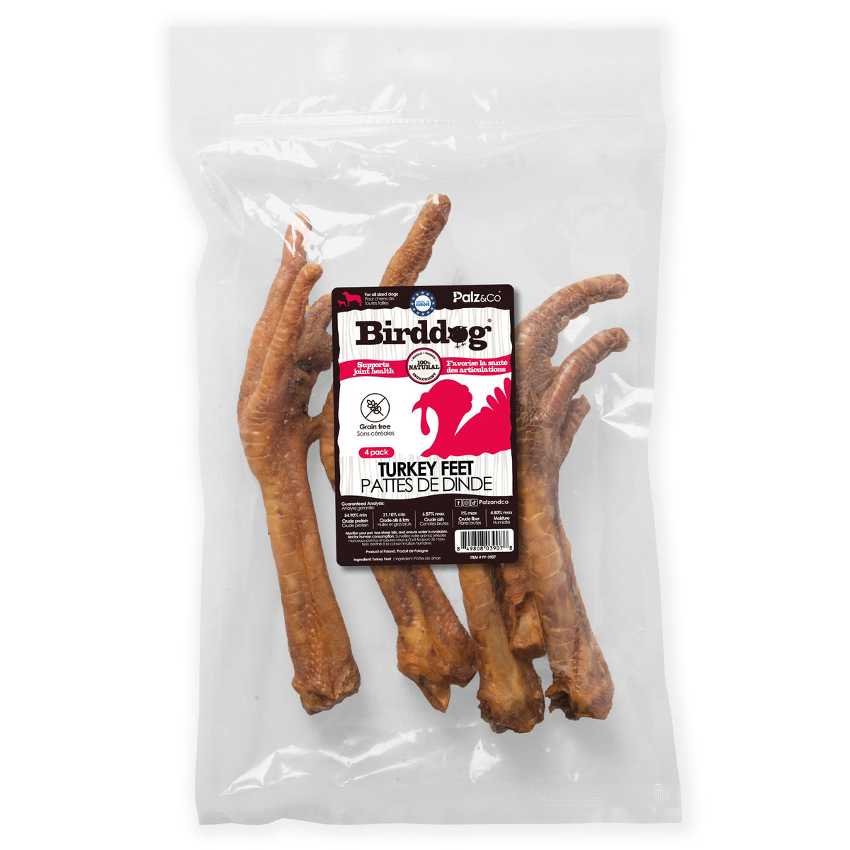 Birddog Turkey Feet - 4 Pack
