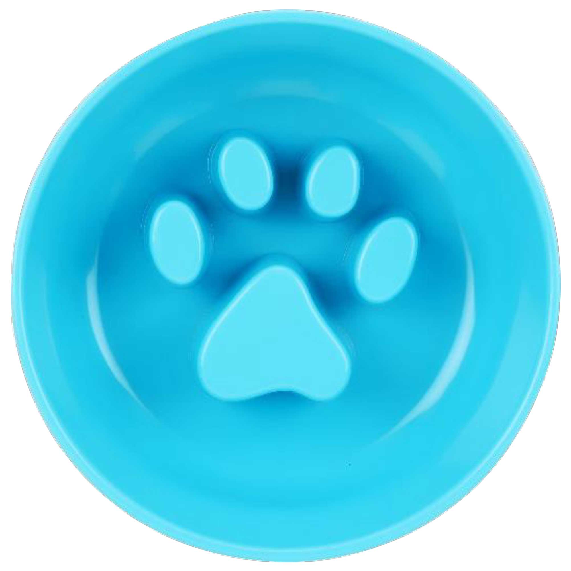 Paw Puzzle Slow Feeder Bowl, No-Skid Base