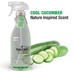 Ion Fusion Stain and Odor Destroyer 32 oz, Cool Cucumber
