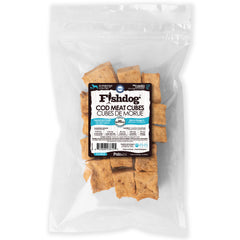 Fishdog Cod Meat Cubes for Dogs – Wild-Caught, Omega-3 Rich Dog Treats – Single Ingredient, All-Natural, Crunchy Cod Fish Snacks – 2 oz (60g) by Palz&Co