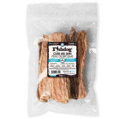 Fishdog Cusk-Eel Skin Dog Treats – Wild-Caught, Omega-3 Rich Fish Skin Chews – Natural, Single-Ingredient, Crunchy Dog Snack – 2.5 oz (70g) by Palz&Co