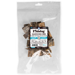 Fishdog Salmon Skin Cubes Dog Treats – 2.5 oz (70g) by Palz&Co