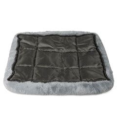 Comfy Gray Flat Pet Bed