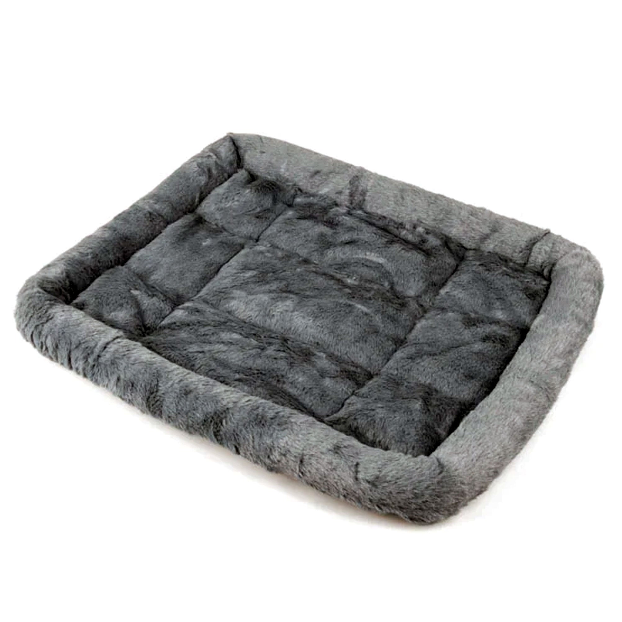 Comfy Gray Flat Pet Bed Main image