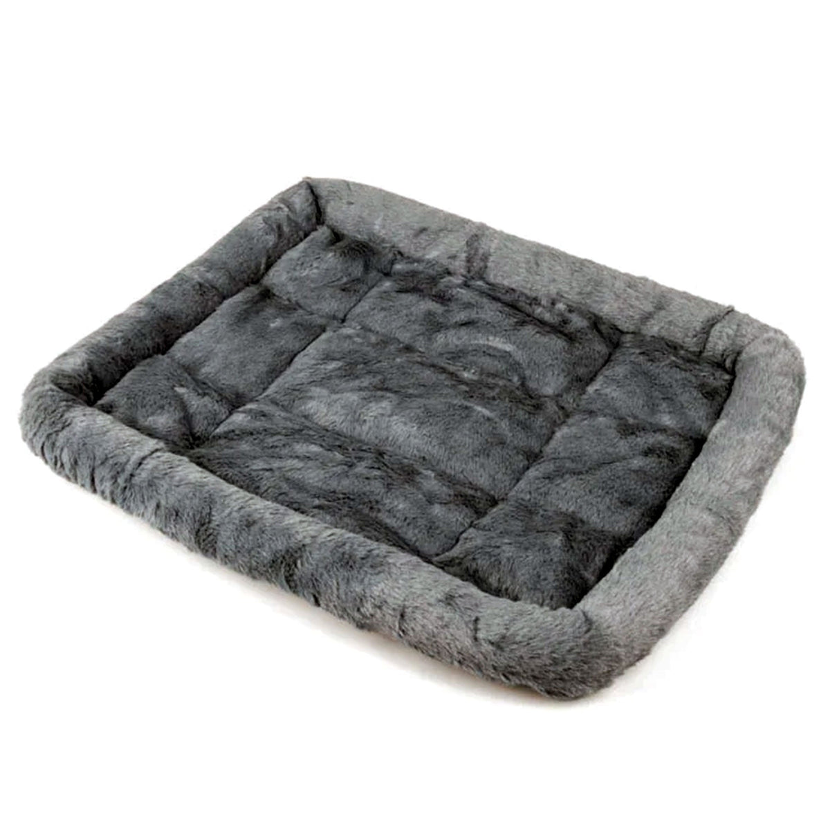 Comfy Gray Flat Pet Bed