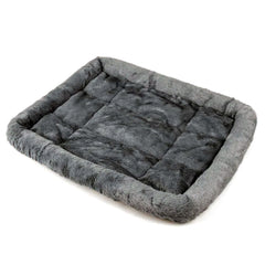 Comfy Gray Flat Pet Bed