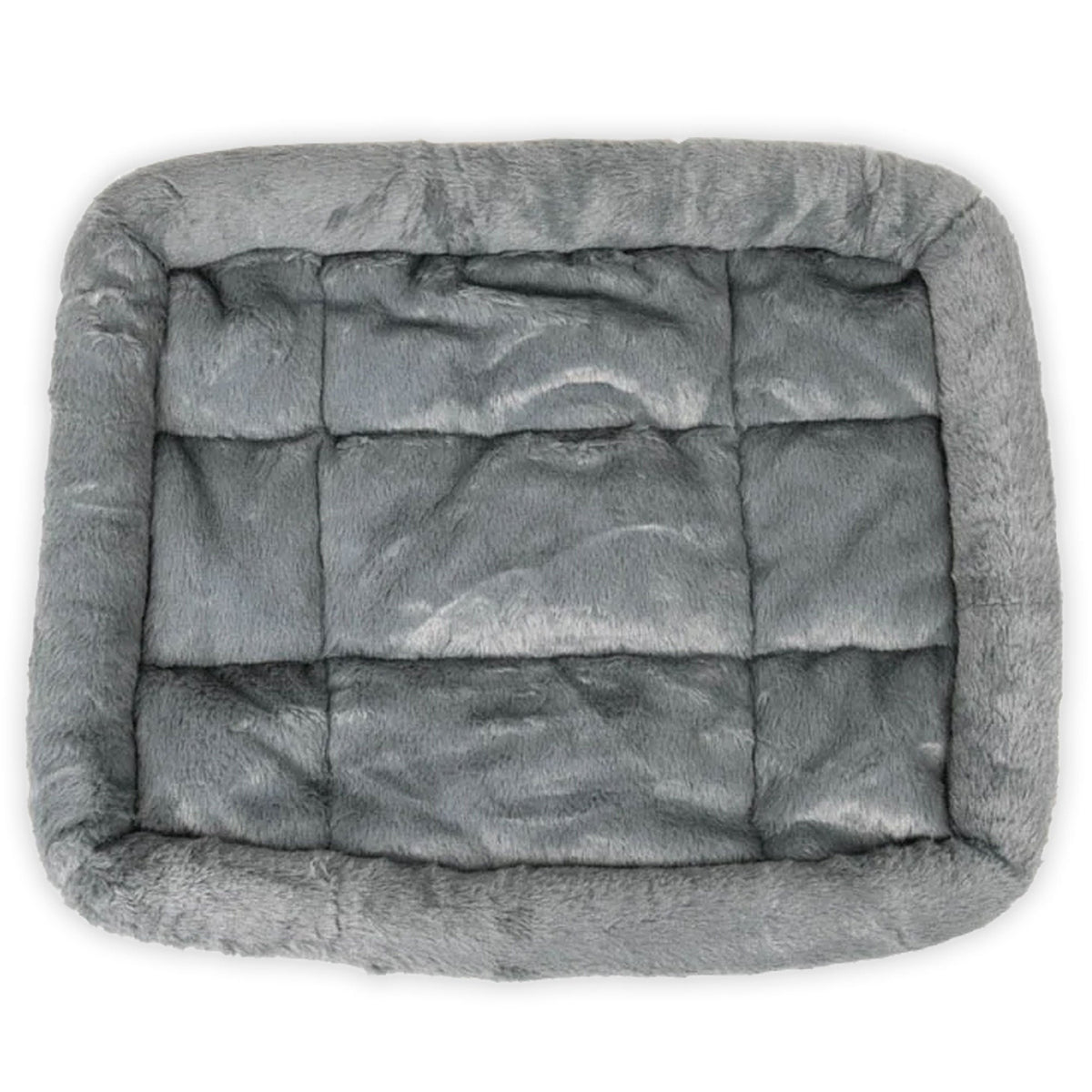 Comfy Gray Flat Pet Bed
