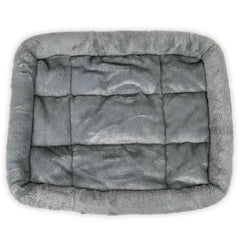 Comfy Gray Flat Pet Bed