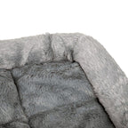 Comfy Gray Flat Pet Bed