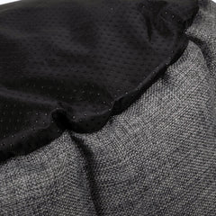 Sherpa Glove Pet Bed - Gray Color, Sherpa Lining, 3 Sizes