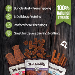 Summer Snack Pack – 6 Protein Dog Treats Bundle