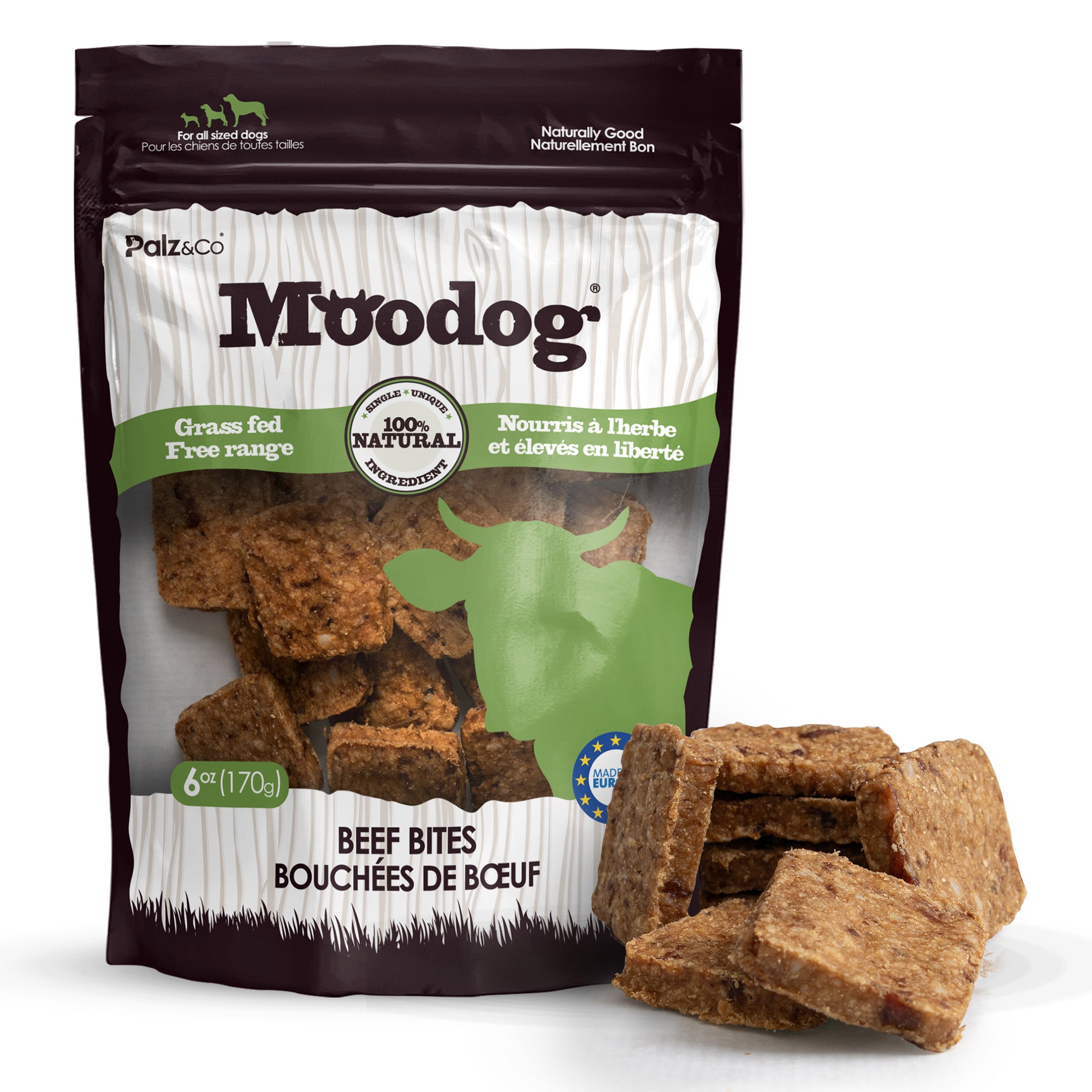 Moodog Beef Bites Dog Treats - 6 oz