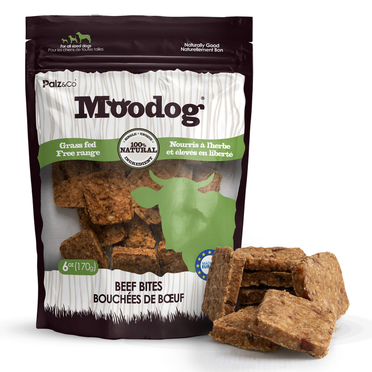 Moodog Beef Bites Dog Treats - 6 oz