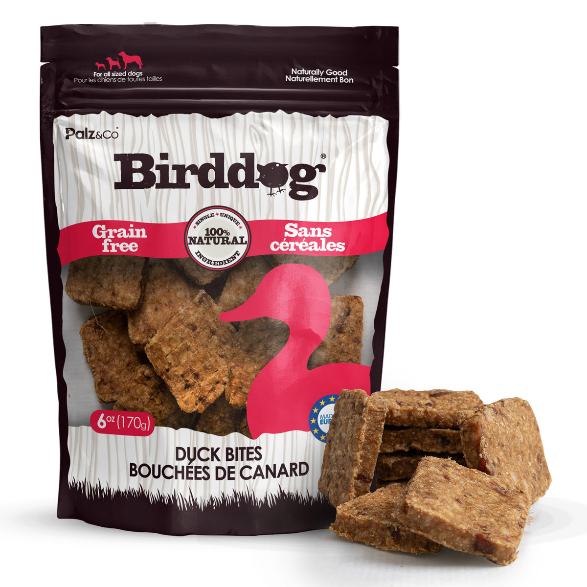 Birddog Duck Bites Dog Treats - 6 oz