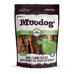 Moodog Beef Cheek Sticks - Pack of 12
